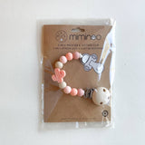 Pacifier Clip Teether Holder Cactus Desert for babies: Pink