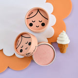 Kids Eco Natural Pressed Eyeshadow & Blush: Pink Eyeshadow