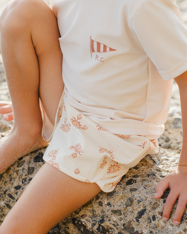 Short Sleeve Rashguard Natural