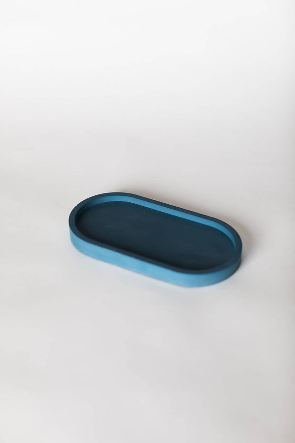 The Candle Tray: Navy