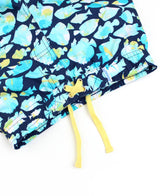 Boys Fish Friends Swim Trunks: Blue / 12-18m