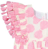 Anna Baby Romper Shell Beach Pink