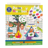Adventure Paint By Numbers kit by Floss and Rock featuring colorful paint pots and a numbered canvas for creative painting.