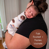 Baby Muslin Swaddle Blanket 47x47 Go Sports!