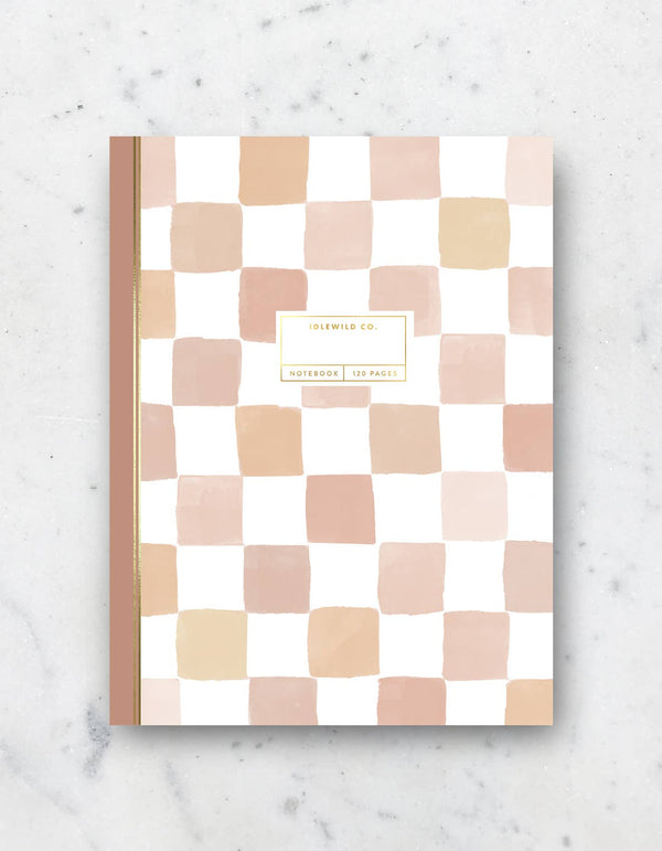 Nude Checks Notebook - 120 Pages