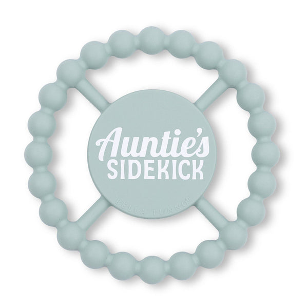 Aunties Sidekick Happy Teether: Blue