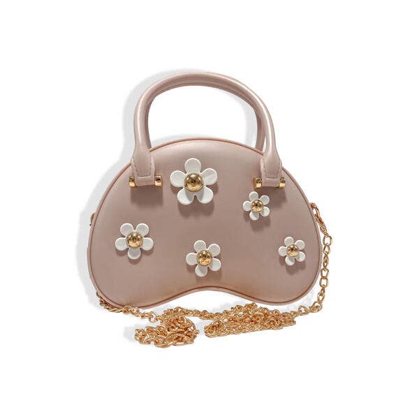 B3005 Floral Matt Jelly Dome Purse (3 Colors): GREEN