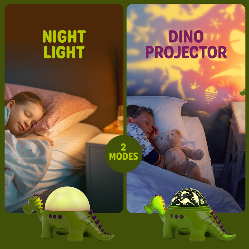 Dan&Darci Dino Projector Night Light for Kid Bedroom