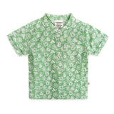 Summer Baby Shirt + Shorts (Organic): Garden Green / 12-18M