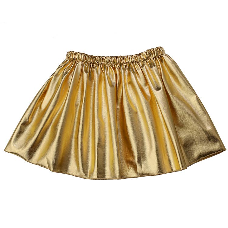 Metallic Skirt: Red / 1-2 year