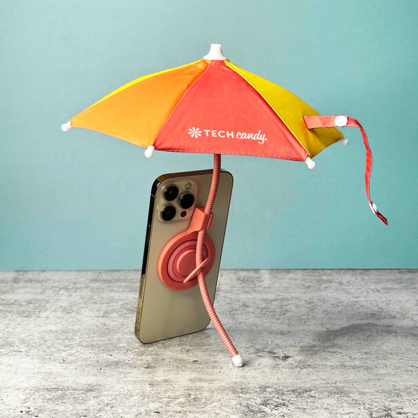Screen Shade Magnetic Phone Umbrella : Pink/Orange/Yellow
