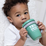 Tall Drink of Water Happy Sippy Cup: Green