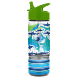 Pink unicorn Sip and Snack Bottle by Stephen Joseph Gifts, featuring a colorful unicorn design for kids' hydration and snacks.