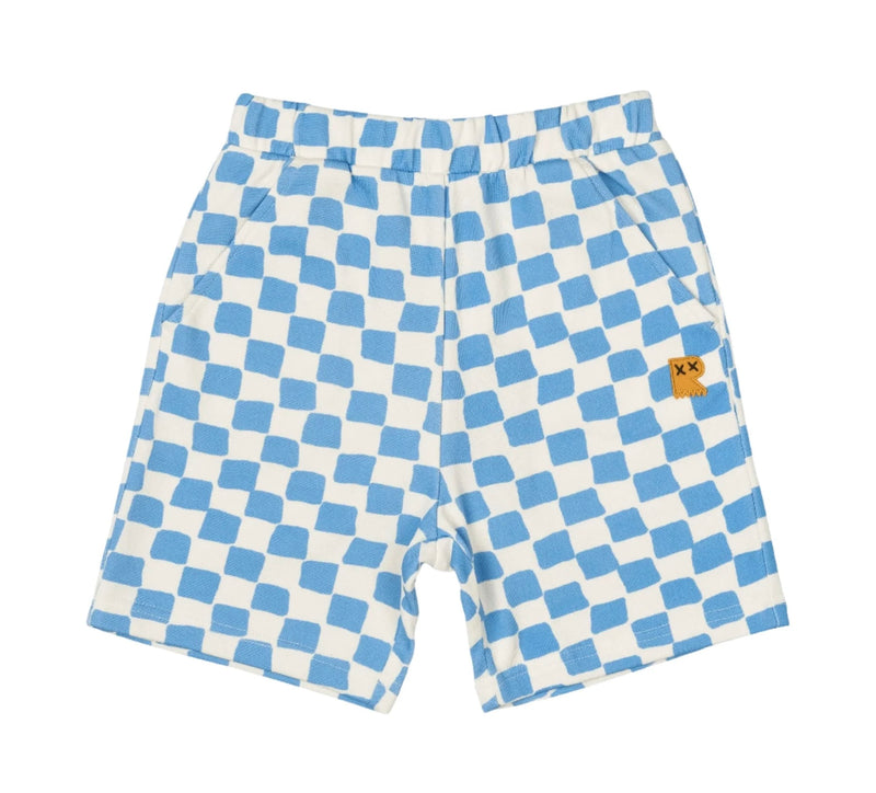 Blue Checker Shorts