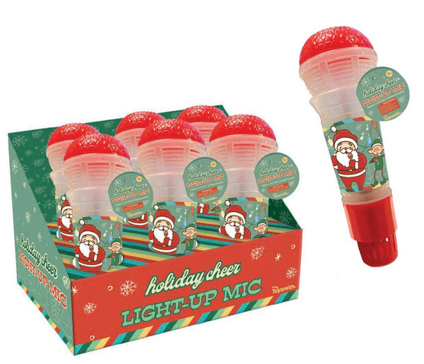 Holiday Cheer Light-Up Mic, Christmas, stocking stuffer