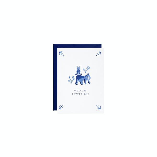 Welcome Little Bear - Petite Card