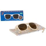 Sweet Cream with Amber Lens Navigator Baby & Kids Sunglasses: Ages 3-5