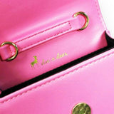 B1207 Bunny Applique Purse (4 Colors): Fuchsia