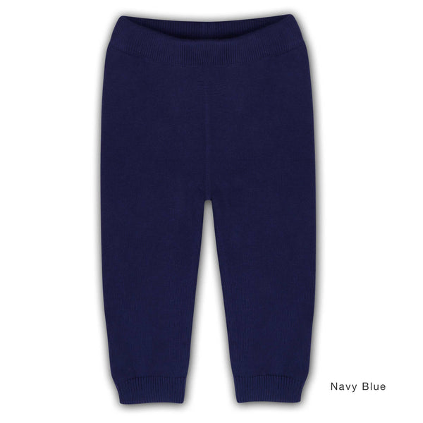Pocket Baby Pants Sweater Knit (Organic) FW25 - 7 Colors: Navy Blue / 18-24M