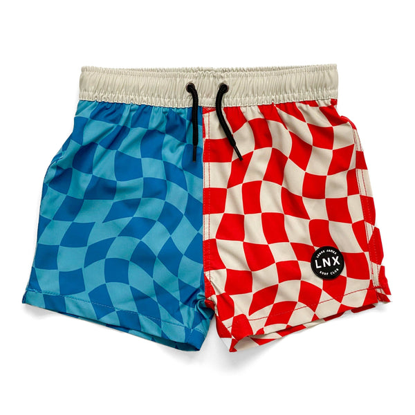 SWIM TRUNK - RWB CHECKS