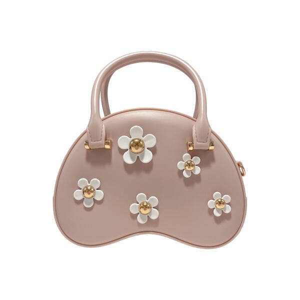 B3005 Floral Matt Jelly Dome Purse (3 Colors): GREEN