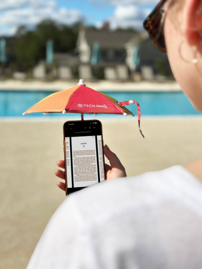 Screen Shade Magnetic Phone Umbrella : Pink/Orange/Yellow