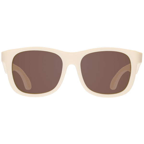 Sweet Cream with Amber Lens Navigator Baby & Kids Sunglasses: Ages 6+