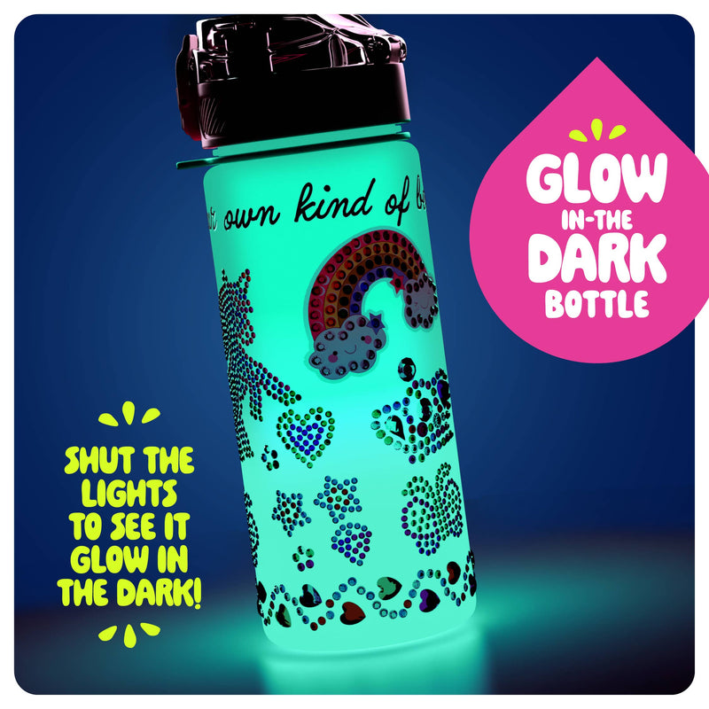 DIY Glow-in-Dark Water Bottle Craft Kit for Girls -