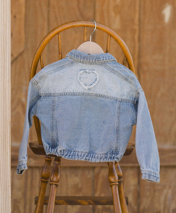 DENIM JACKET || LIGHT WASHED DENIM