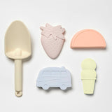 Silicone Bucket & Spade Set Apple Sorbet Multi