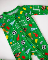 Soccer Bamboo Zippy: 6-12 months