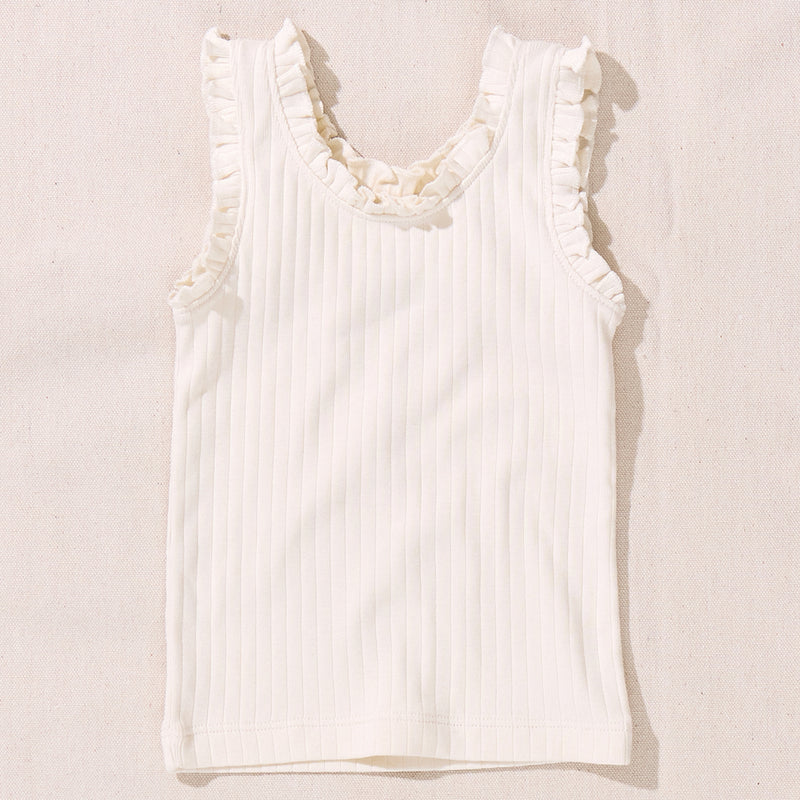 Joy Ruffle Rib Tank