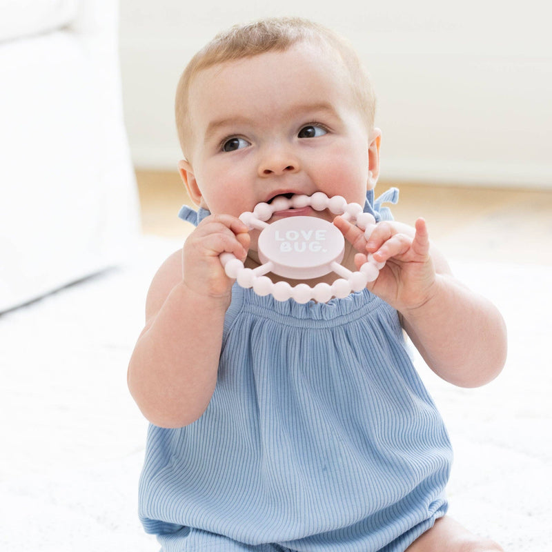 Love Bug Happy Teether: Pink