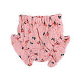Strawberry Baby Dress + Bloomer (Organic Muslin): Pink / 0-3M