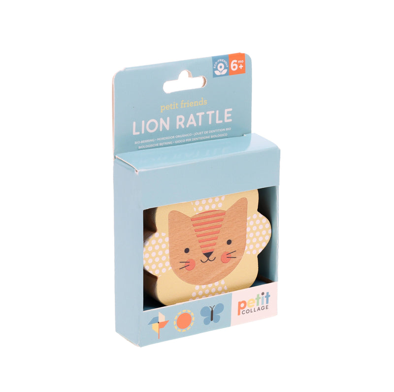 Petit Friends Lion Rattle