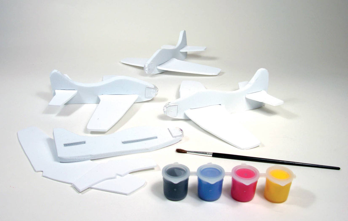 4 Foam Fliers Stunt Squadron Mini Kit - DIY Craft Kit