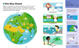 Open book titled "Do You Know?: Oceans and Marine Life" with colorful illustrations of marine animals and ocean scenes.