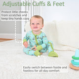 Bamboo Baby Convertible Zipper Pajama Golf A Round: