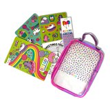 Let's Go!: Activity & Coloring Kit - Unicorn Candy Town