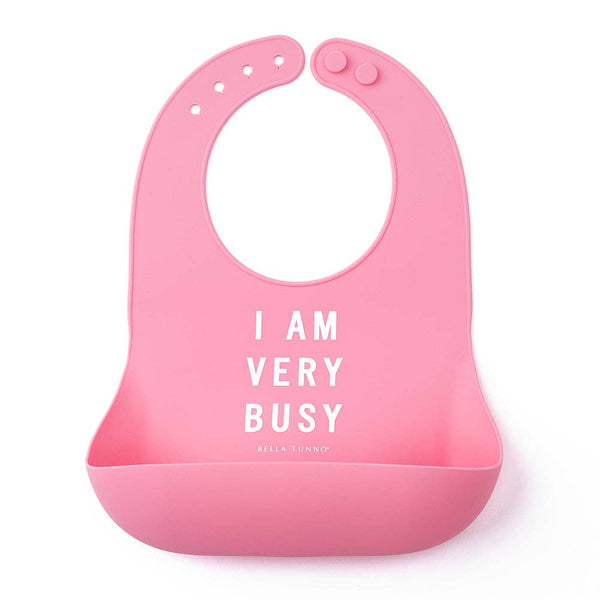 Very Busy Wonder Bib: Pink