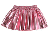 Metallic Skirt: Red / 0-12 mo