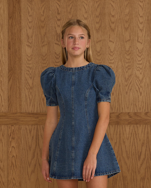 Levi Mini Dress Indigo Denim Teen