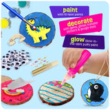 Glow-in-the-Dark Wood Painting Craft Kit for Kids, Art Kit