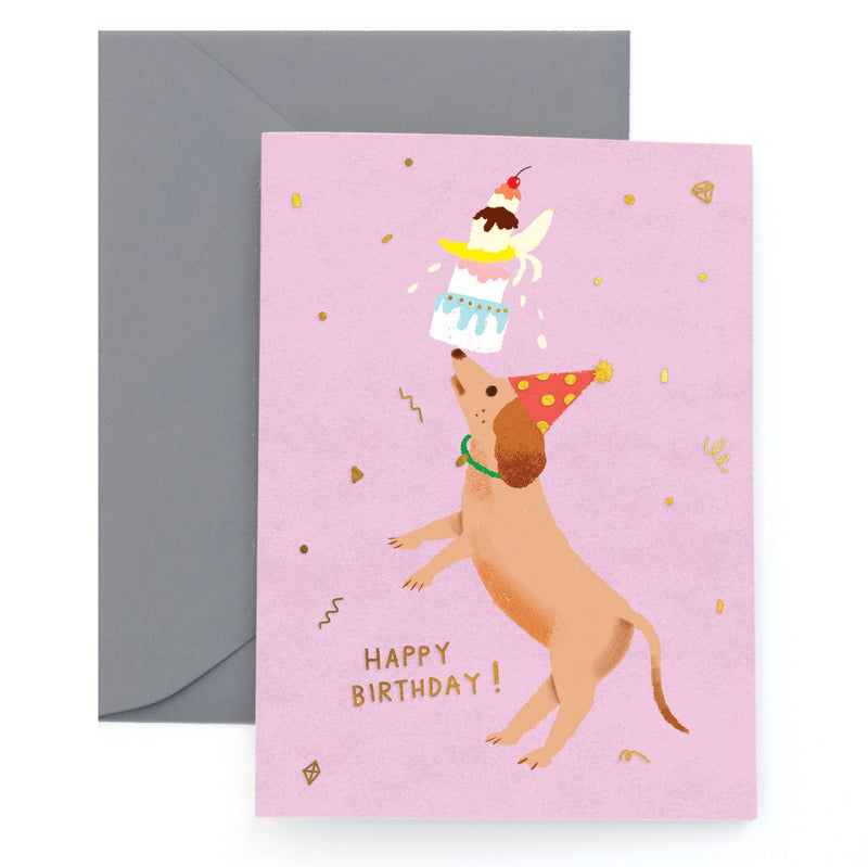 PARTY DOG - Birthday Card