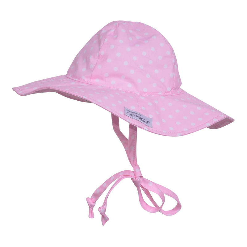 Kids UPF50+ Girls and Boys Floppy Sun Hat: Candy Pink