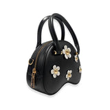 B3005 Floral Matt Jelly Dome Purse (3 Colors): GREEN