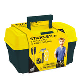 Red Toolbox Stanley Jr. 5-Piece Tool & Toolbox Set