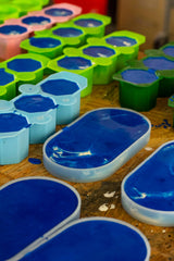 The Candle Tray: Navy