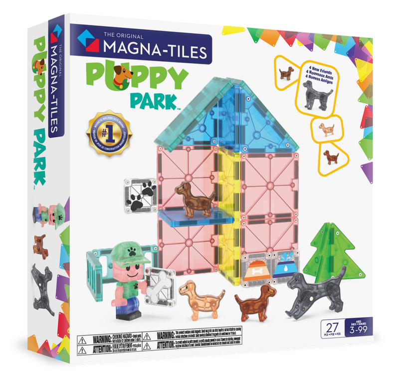 Magna-Tiles Puppy Park 27-Piece Set