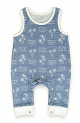Malibu Drew Tank Romper: 6-9m